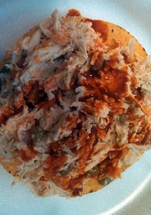 A picture of chicken salad.