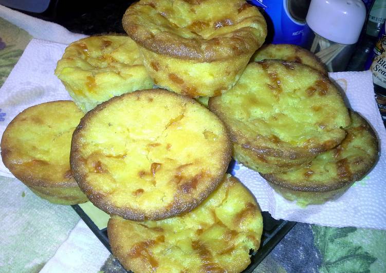 Recipe of Homemade Sweet Cream Cornbread Muffins