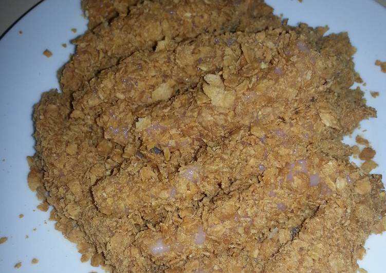 Steps to Make Homemade Corn flake chicken