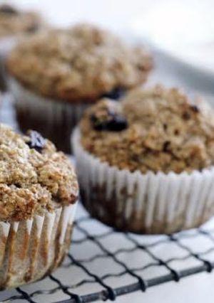 A picture of Banana-Raisin Muffins.