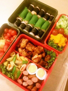 A picture of Picnic Bento For Hanami or Sports Festivals.