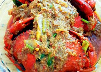 Easiest Way to Make Perfect Crab in Hot Chili Sauce Saus Padang