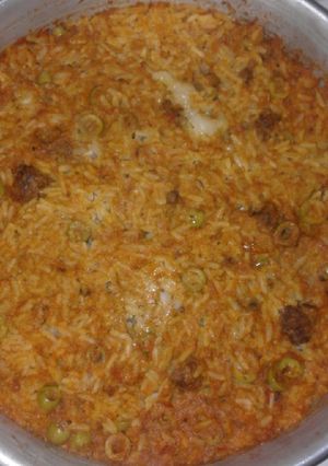 صورة لوصفة رز في الفرن