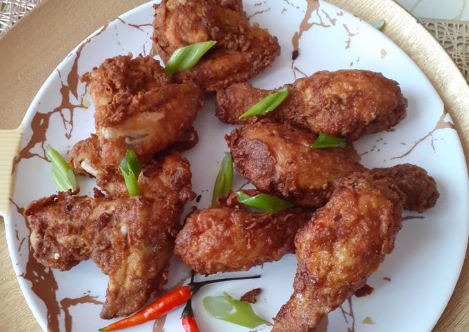 Crispy spicy fried chicken