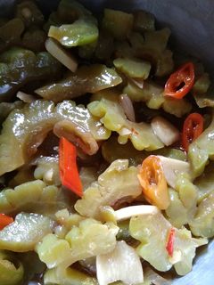 Foto resep Oseng Pare pedas