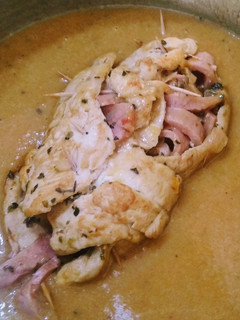 Una foto de Pollo relleno a mi manera