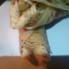 A picture of White Pasta wrap.