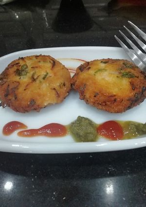 A picture of Rice cutlets.