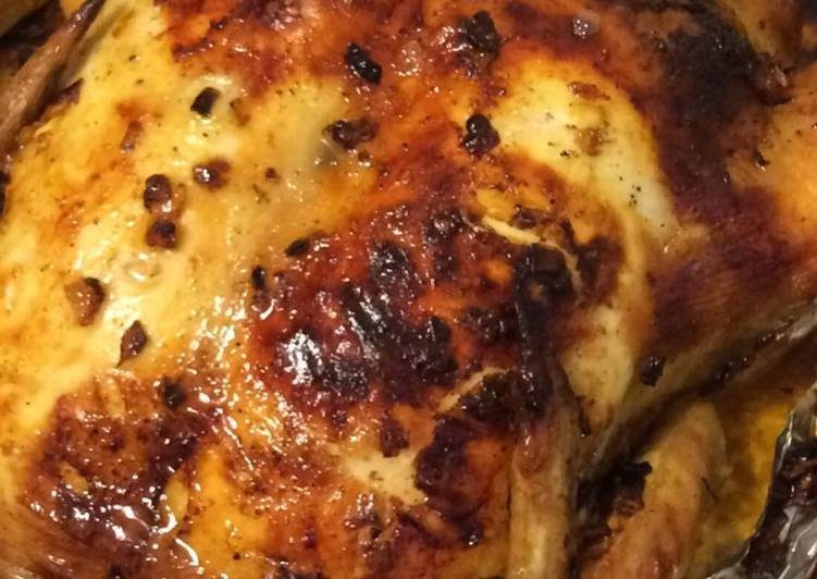 Frango assado inteiro - Tudogosreceitas