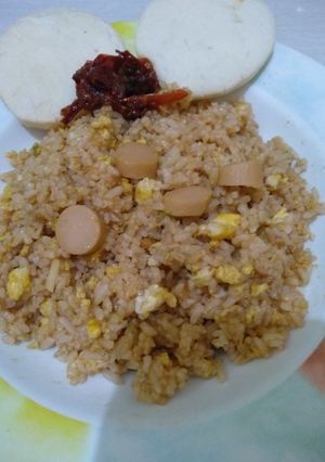 Foto resep Nasi goreng instan ala anak kos