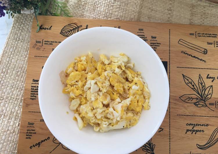 Bagaimana  Orak arik telur aka scrambled egg Anti Gagal