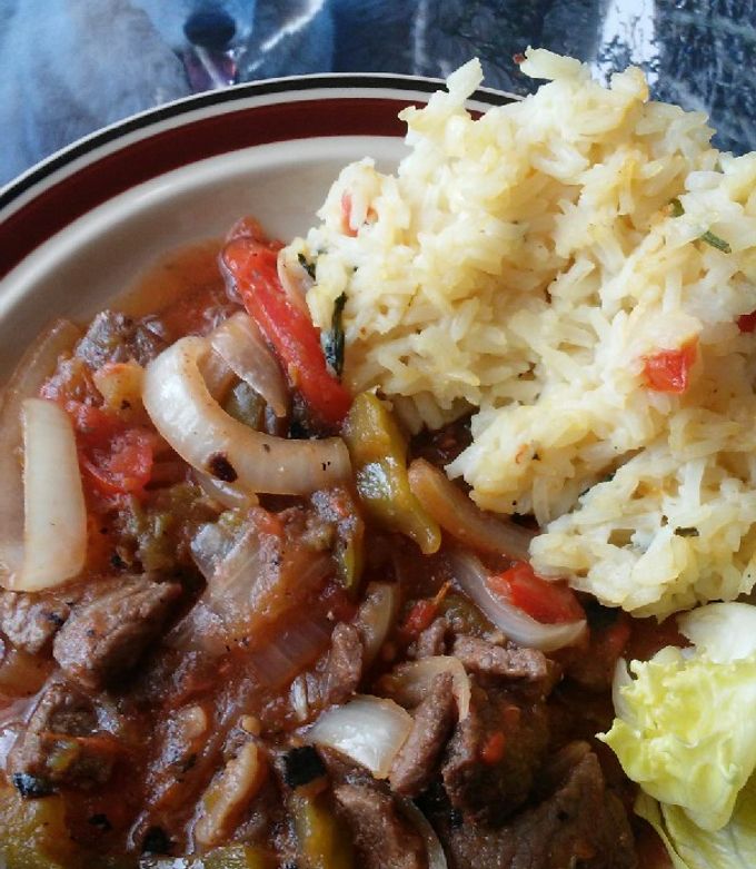 Una foto de Fajitas a mi estilo