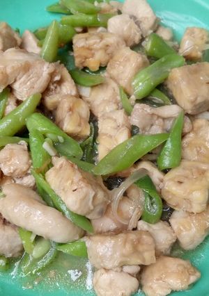 Foto resep Tumis Ayam Buncis Tempe Sangat Mudah