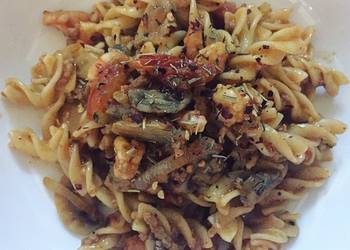 Fresh, Making Recipe Fusilli Marinara Very Delicious