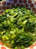 Green soup for Spring - vegan