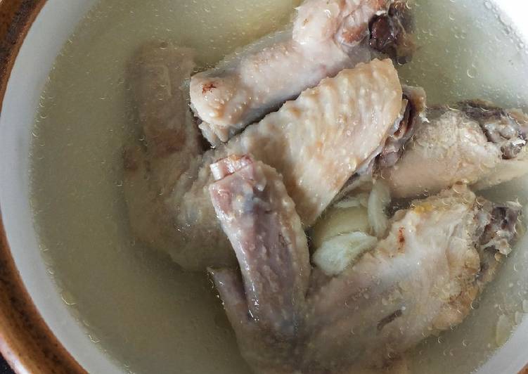 Cara Gampang Membuat Sup Ayam Jahe kukus, Lezat