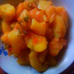 A picture of Stewed Irish Potatoes#cookedwithcookpad.