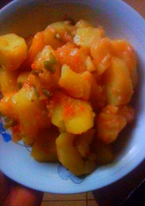 A picture of Stewed Irish Potatoes#cookedwithcookpad.