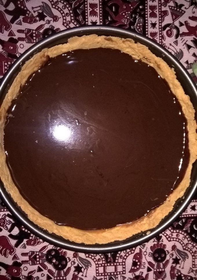 Una foto de Tarta de Chocolate y Dulce de Leche con Masa Sableé de Naranja