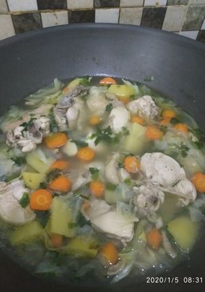 Foto resep Sop ayam simple sederhana