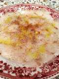Carpaccio de gambón salvaje