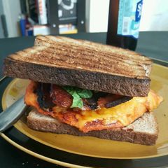 A picture of Buffalo chicken sandwich.