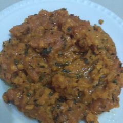 A picture of Bitter gourd Khichu.