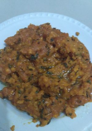 A picture of Bitter gourd Khichu.