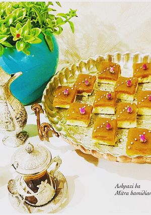 عکسی از دستور کیک حلوا(مخصوص سفره های افطار)