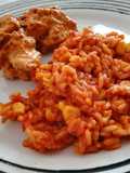 Arroz Anaranjado con Elote