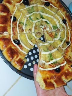 صورة لوصفة عجينة البيتزا 🍕