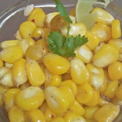 A picture of Panjabi masala sweet corn.