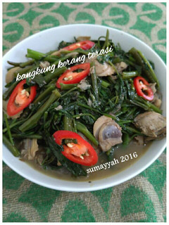 Foto resep Kangkung kerang terasi