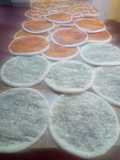 Prepizzas de cebolla y de tomate