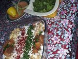 فتة دجاج