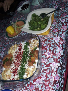 صورة لوصفة فتة دجاج