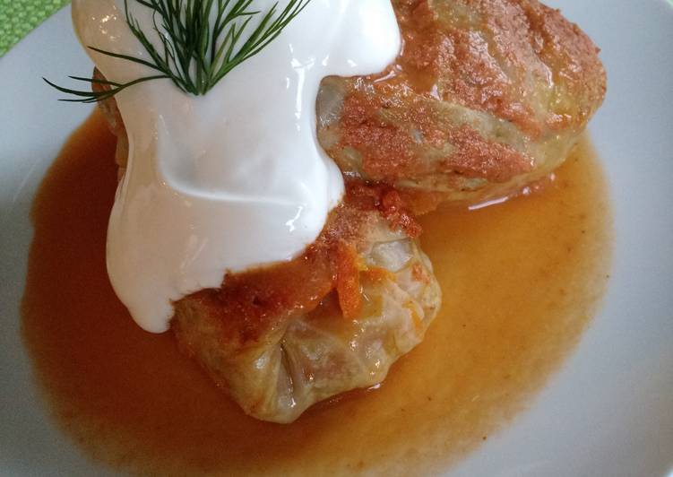 Голубцы - Vegetarian Cabbage Rolls