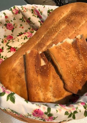 عکسی از دستور نان بربری فانتزی