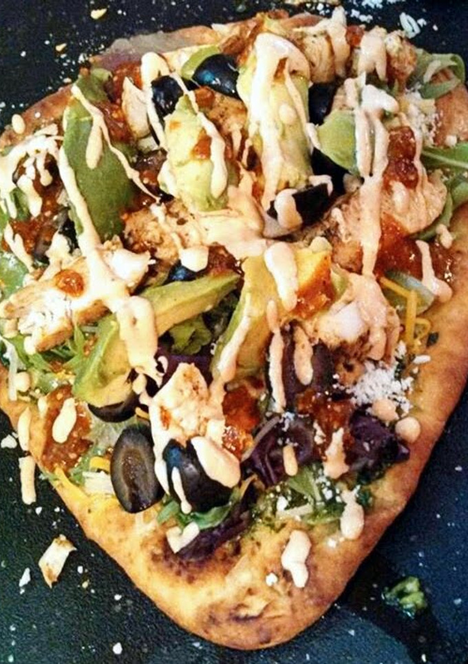 A picture of Mexican Chicken Pizza.