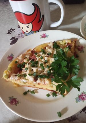 Фото Піца на сковороді 🍕.