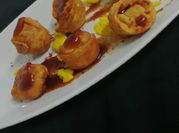Una foto de chile manzanos relleno