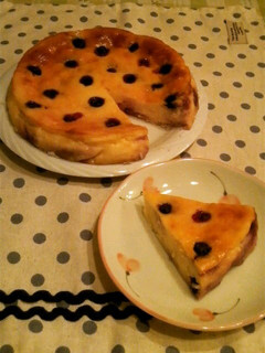 A picture of Simple☆Blueberry Cheesecake.