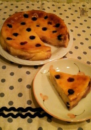 A picture of Simple☆Blueberry Cheesecake.