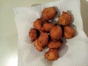 A picture of corn fritters