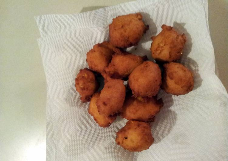 Steps to Make Perfect The Old Mill&#39;s corn fritters