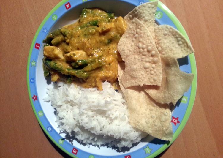 Step-by-Step Guide to Prepare Ultimate no fuss gluten free chunky chicken Korma