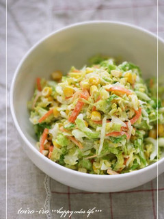 A picture of Easy-To-Eat Coleslaw with Sushi Vinegar.