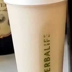 A picture of Pistachio caramel healthy shake.
