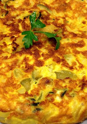 A picture of La Frittata/ Easy Omelet.