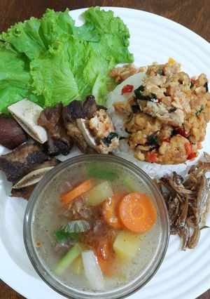 Foto resep Nasi Tempe Pedas